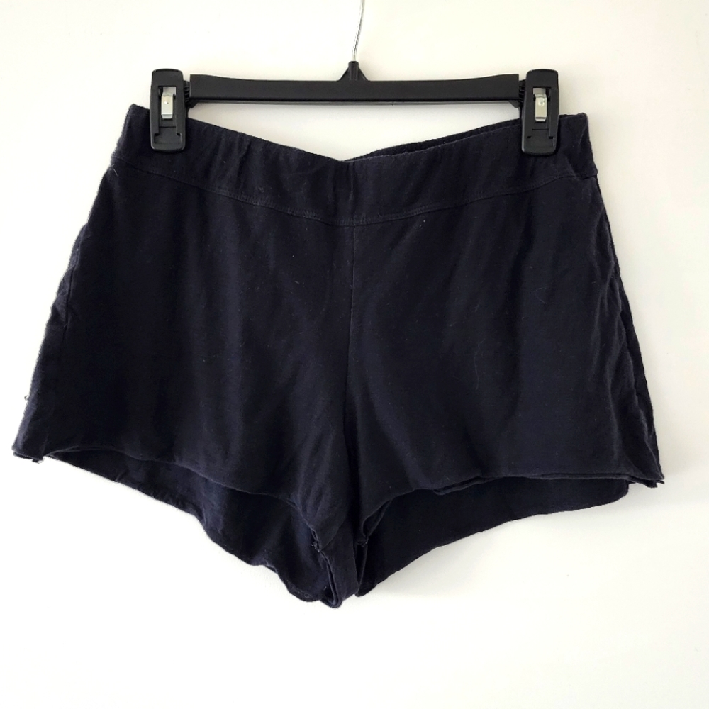 Lunya Black Pima Cotton Shorts